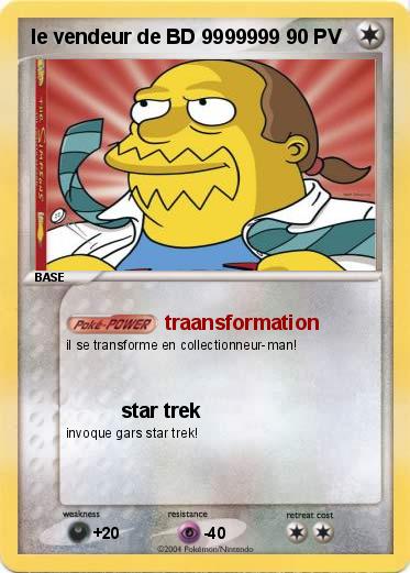 Pokemon le vendeur de BD 9999999