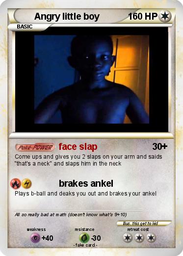 Pokemon Angry little boy