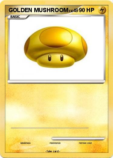 Pokemon GOLDEN MUSHROOM