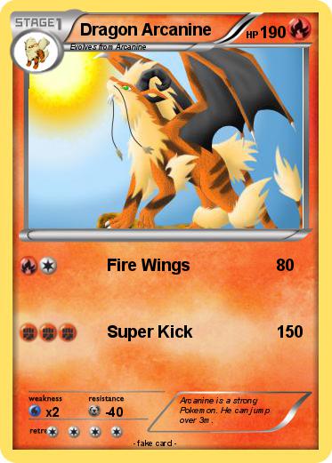Pokemon Dragon Arcanine