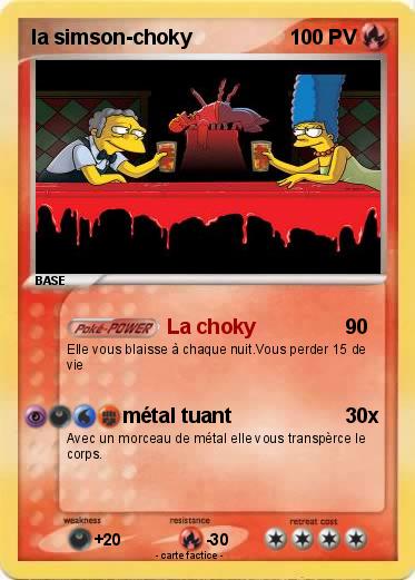 Pokemon la simson-choky