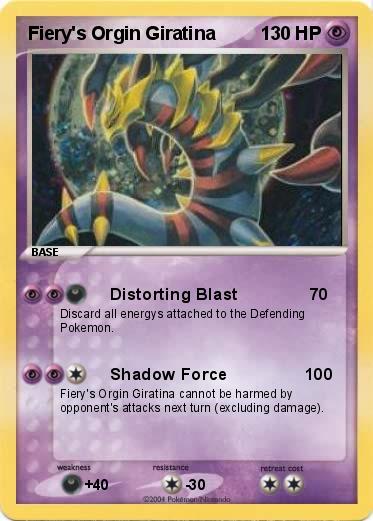 Pokemon Fiery's Orgin Giratina