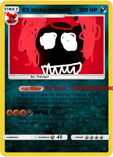 Pokemon EX tricky (drawen)