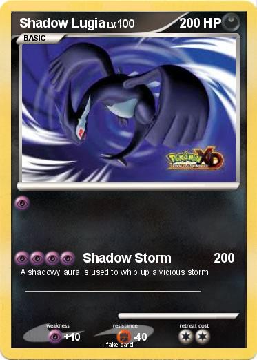 Pokemon Shadow Lugia