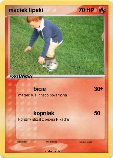 Pokemon maciek lipski