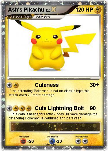 Pokemon Ash's Pikachu