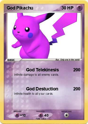 Pokemon God Pikachu