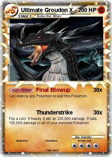 Pokemon Ultimate Groudon X