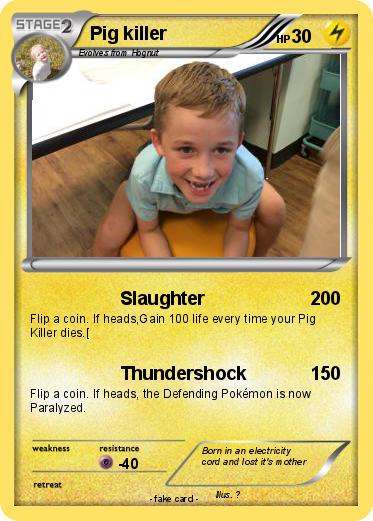 Pokemon Pig killer