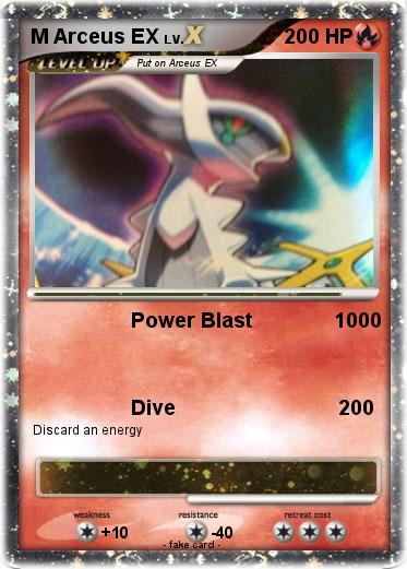 Pokemon M Arceus EX