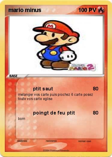 Pokemon mario minus