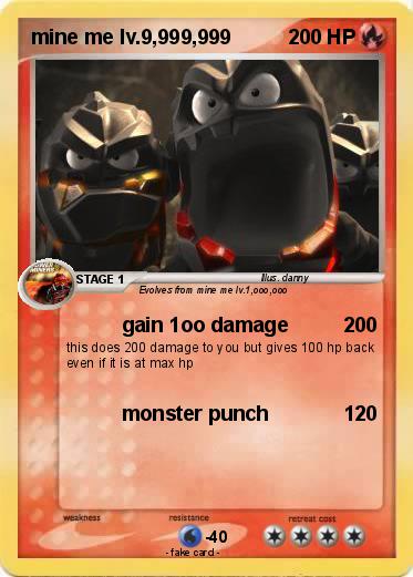 Pokemon mine me lv.9,999,999