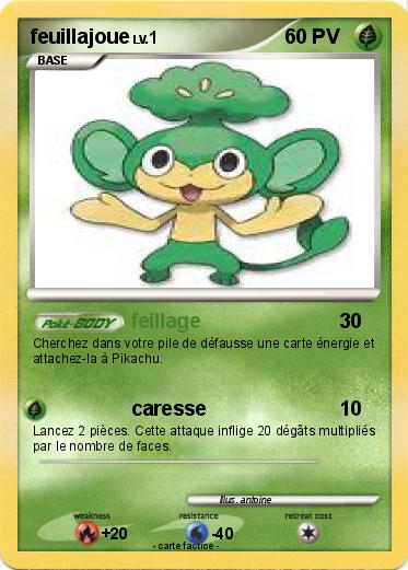 Pokemon feuillajoue