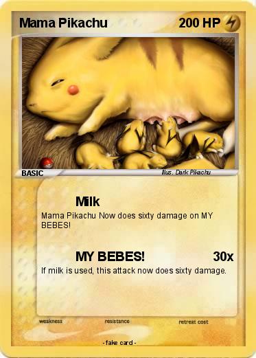 Pokemon Mama Pikachu