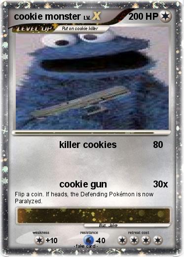 Pokemon cookie monster