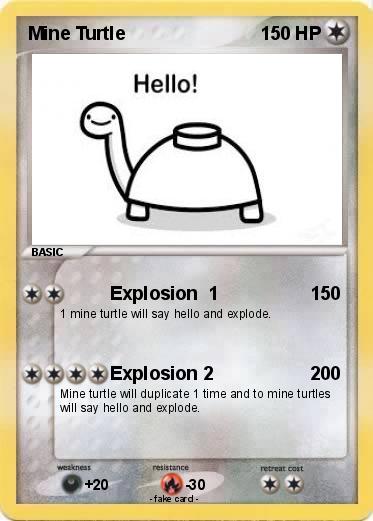 Pokemon Mine Turtle