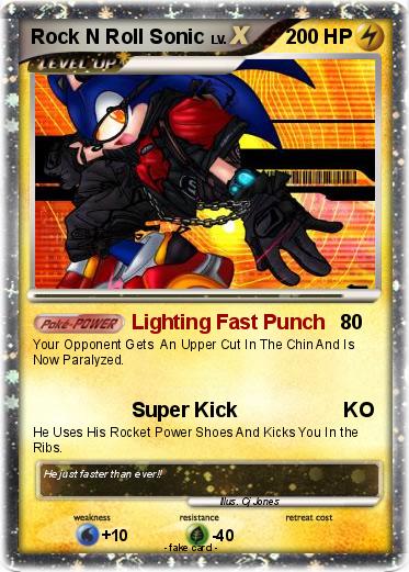 Pokemon Rock N Roll Sonic