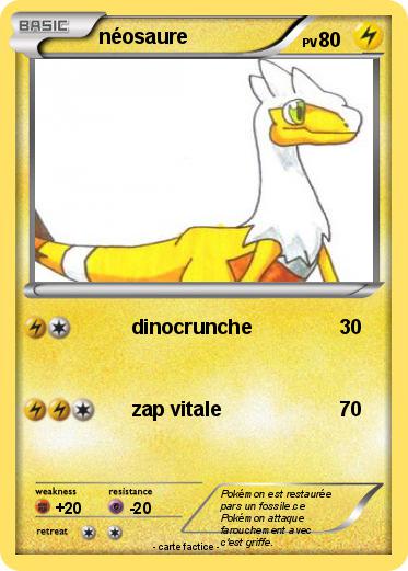 Pokemon néosaure