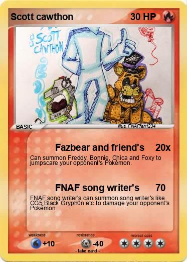 Pokemon Scott cawthon