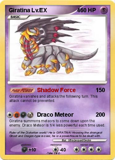 Pokemon Giratina Lv.EX                   4