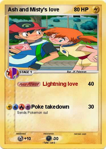 Pokemon Ash and Misty's love