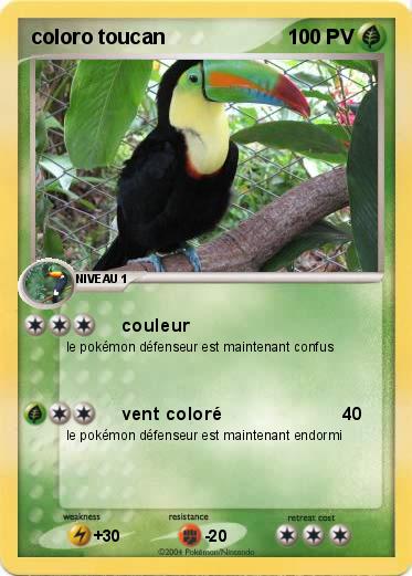 Pokemon coloro toucan
