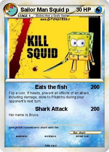 Pokemon Sailor Man Squid p