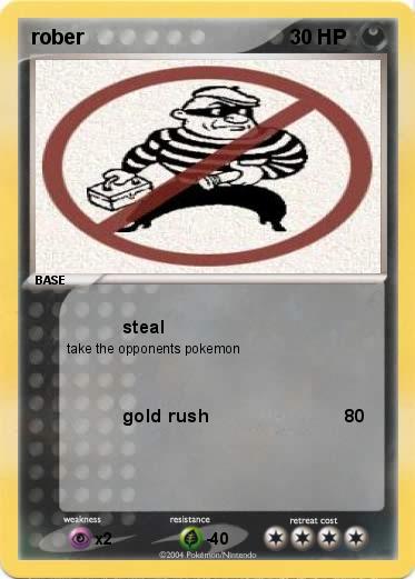 Pokemon rober