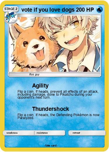 Pokemon vote if you love dogs