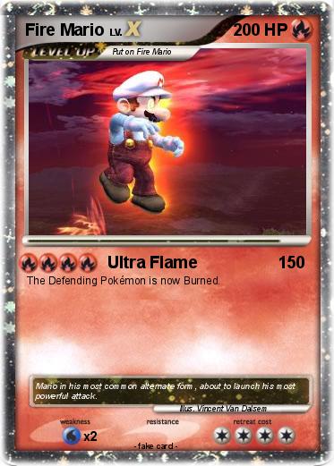 Pokemon Fire Mario
