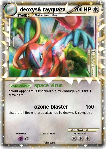 Pokemon deoxys& rayquaza