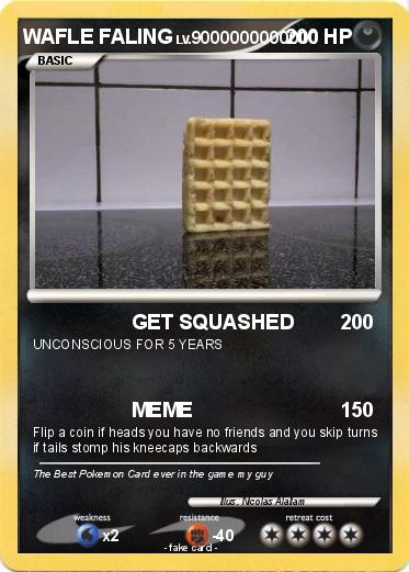 Pokemon WAFLE FALING