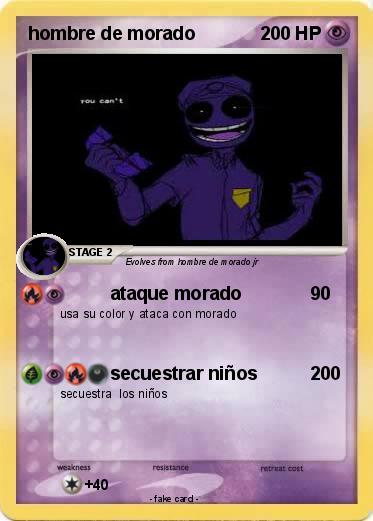 Pokemon hombre de morado