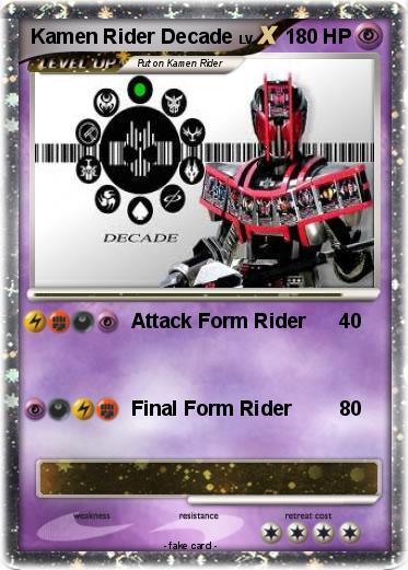 Pokemon Kamen Rider Decade
