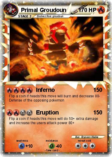 Pokemon Primal Groudoun