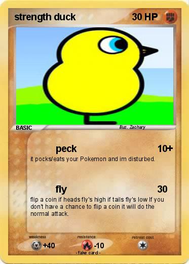 Pokemon strength duck