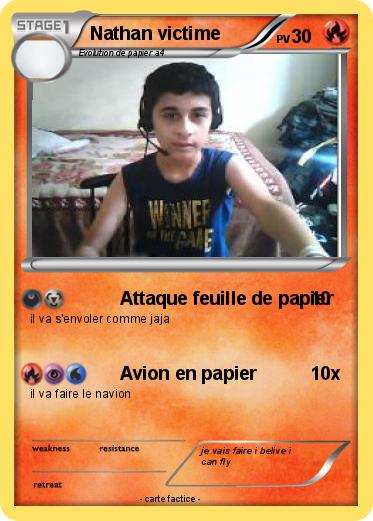 Pokemon Nathan victime