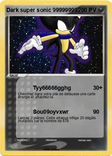 Pokemon Dark super sonic 99999999