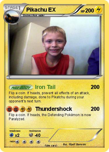 Pokemon Pikachu EX
