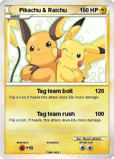 Pokemon Pikachu & Raichu