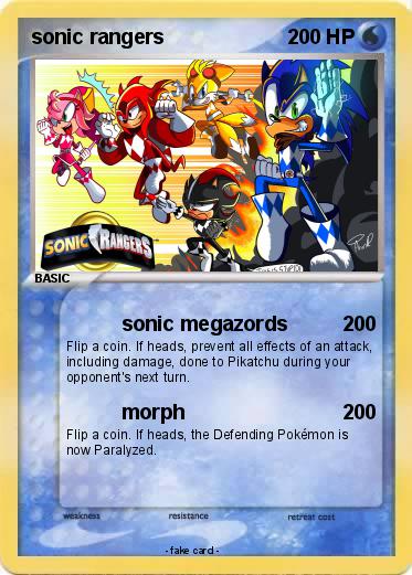Pokemon sonic rangers