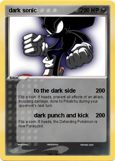 Pokemon dark sonic