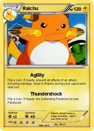Pokemon Raichu