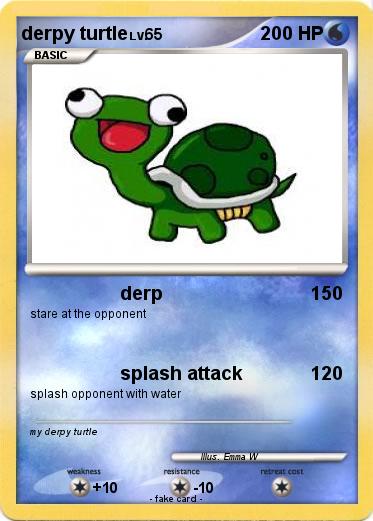 Pokemon derpy turtle