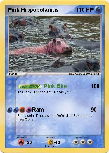 Pokemon Pink Hippopotamus