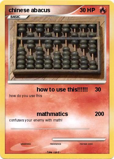 Pokemon chinese abacus