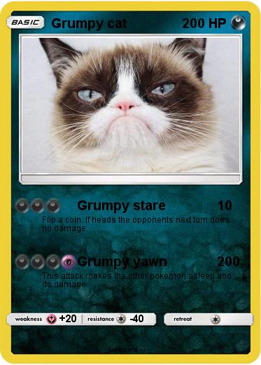 Pokemon Grumpy cat