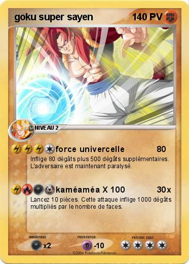 Pokemon goku super sayen