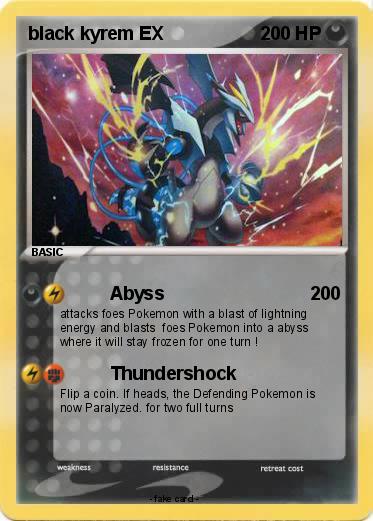 Pokemon black kyrem EX