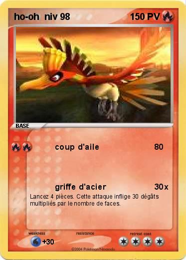 Pokemon ho-oh  niv 98